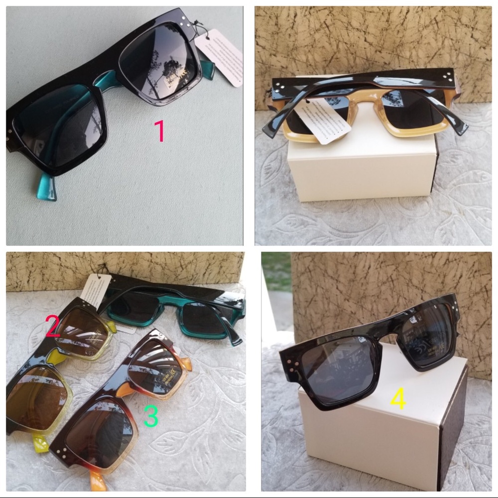 Classic Women Sunglasses Oprah Style Thick Square